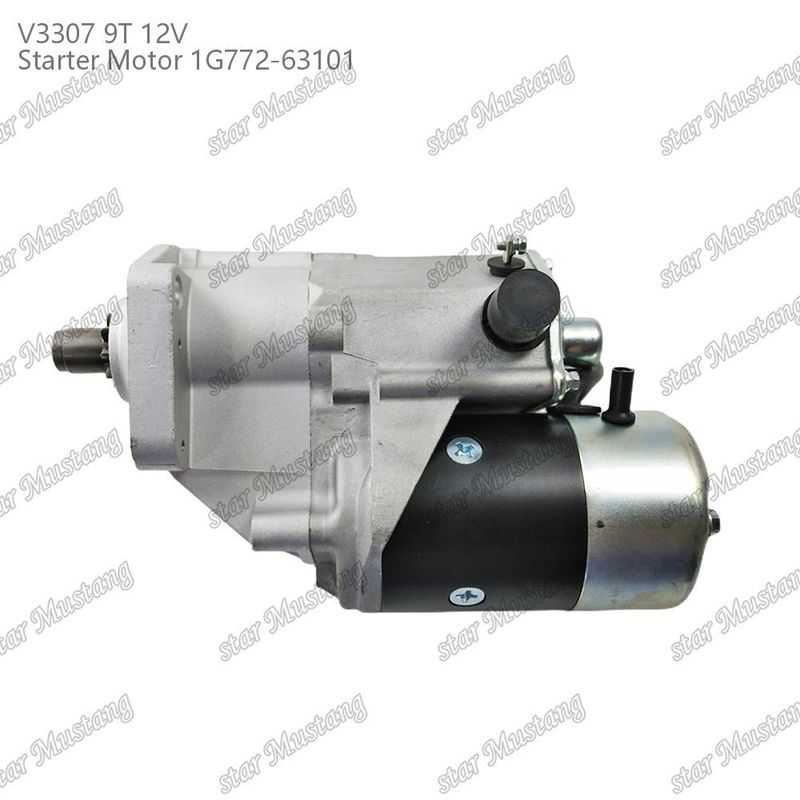 Starter Motor V3307 9T 12V 1G772-63101 Suitable For For KUBOTA Engine Parts