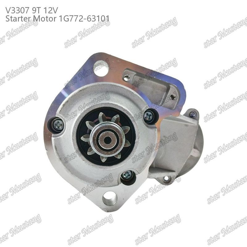 Starter Motor V3307 9T 12V 1G772-63101 Suitable For For KUBOTA Engine Parts