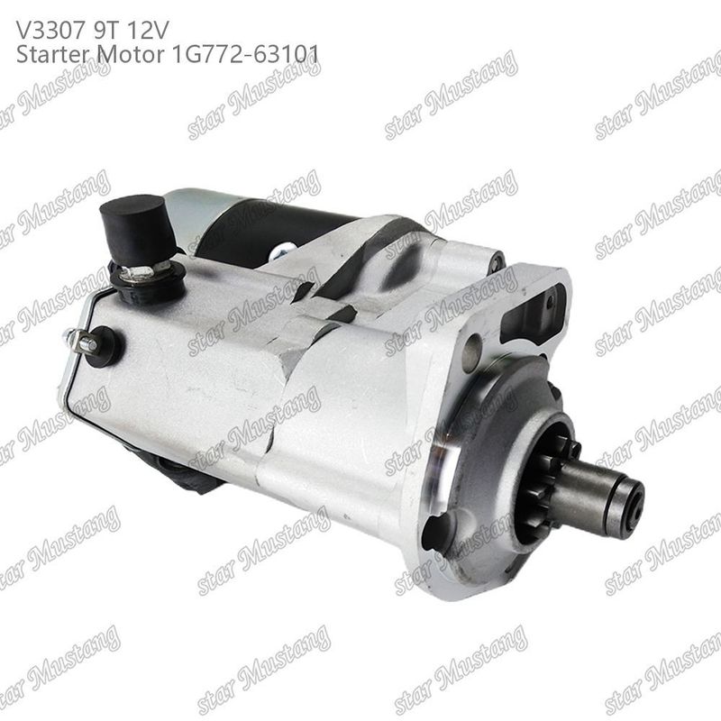Starter Motor V3307 9T 12V 1G772-63101 Suitable For For KUBOTA Engine Parts