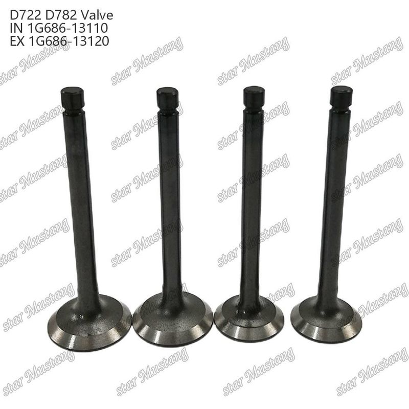 Original Stock Integral Structure Valve ZB400 ZB500 Z400 Z430 Z482 D722 D782 IN 14601-13110 EX 14601-13120 Diesel Engine Part with Online Support