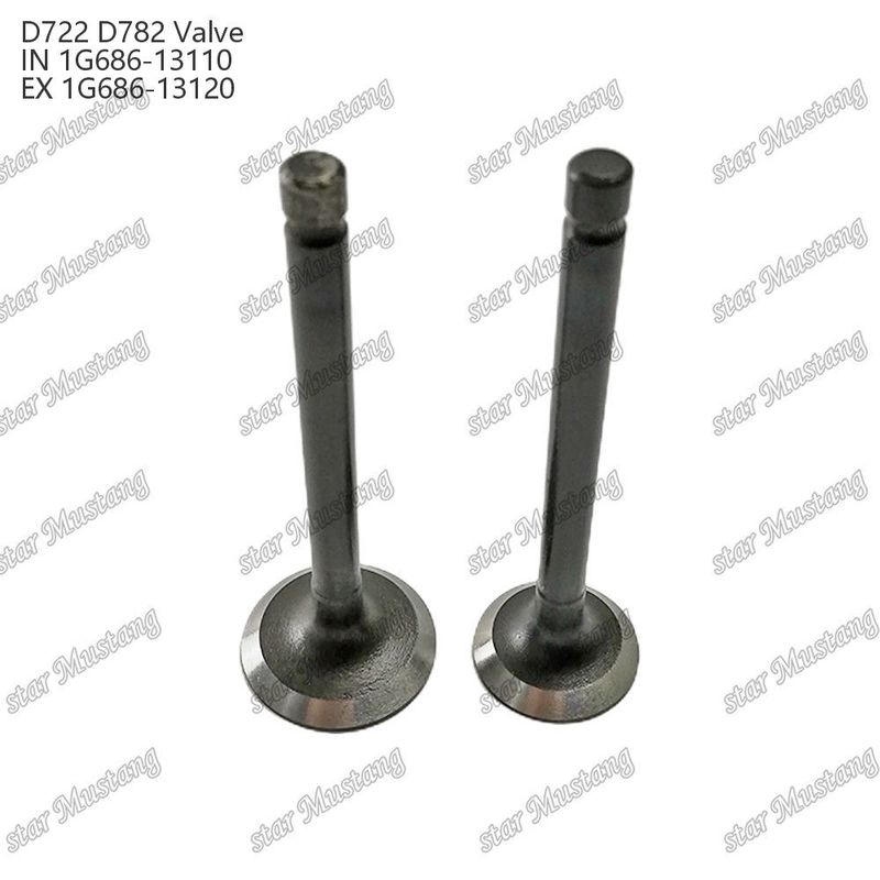 Original Stock Integral Structure Valve ZB400 ZB500 Z400 Z430 Z482 D722 D782 IN 14601-13110 EX 14601-13120 Diesel Engine Part with Online Support