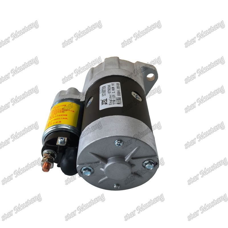 4TNE94 Engine Starter Motor 12V 2.8KW 9T For YANMAR Engine Spare Parts