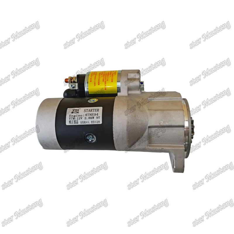 4TNE94 Engine Starter Motor 12V 2.8KW 9T For YANMAR Engine Spare Parts