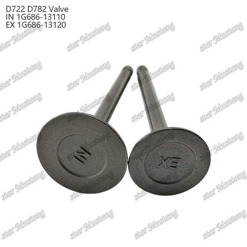 Integral Structure Valve ZB400 ZB500 Z400 Z430 Z482 D722 D782 IN 14601-13110 EX 14601-13120 Diesel Engine Part Original Stock with Online Support After
