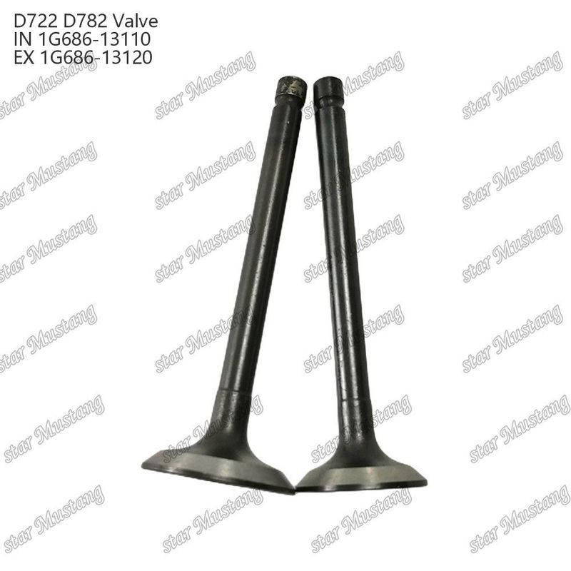 Integral Structure Valve ZB400 ZB500 Z400 Z430 Z482 D722 D782 IN 14601-13110 EX 14601-13120 Diesel Engine Part Original Stock with Online Support After