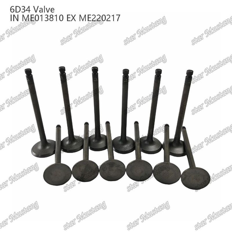 Integral Structure Valve 6D34 ME013810 ME220217 Diesel Engine Part Original Stock With Online Support After