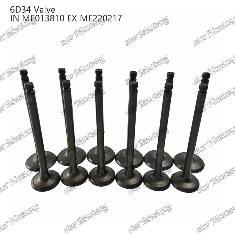 Integral Structure Valve 6D34 ME013810 ME220217 Diesel Engine Part Original Stock With Online Support After