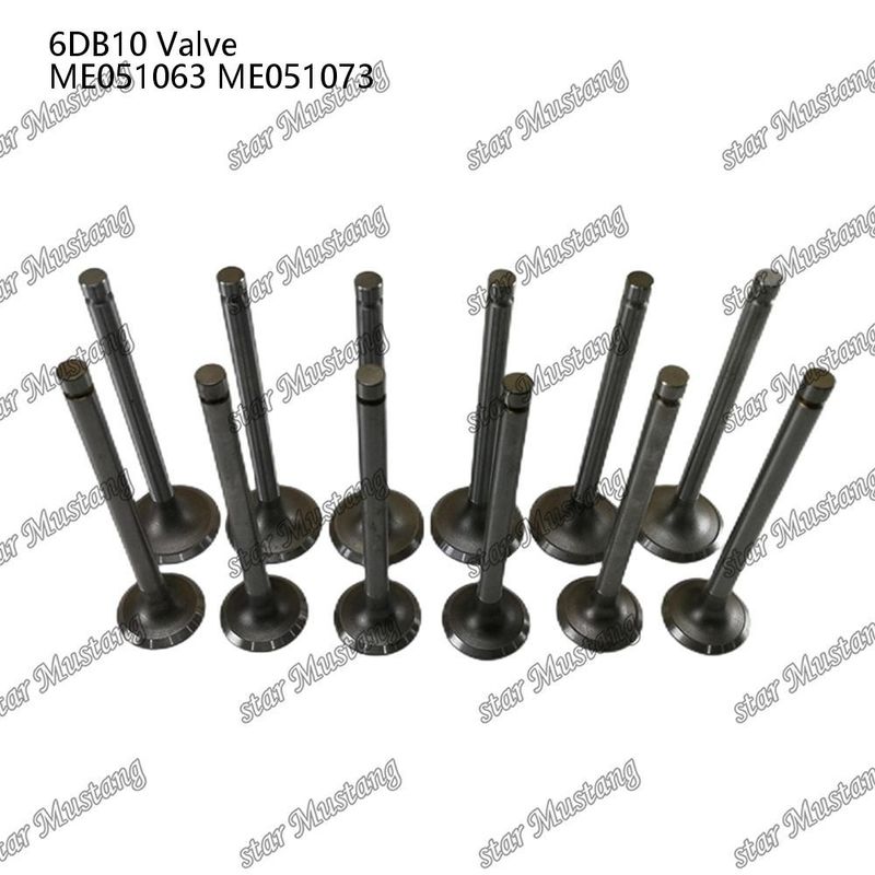 Integral Structure Valve 6DB10 IN ME051063 EX ME051073 Diesel Engine Part Original Stock with Online Support After