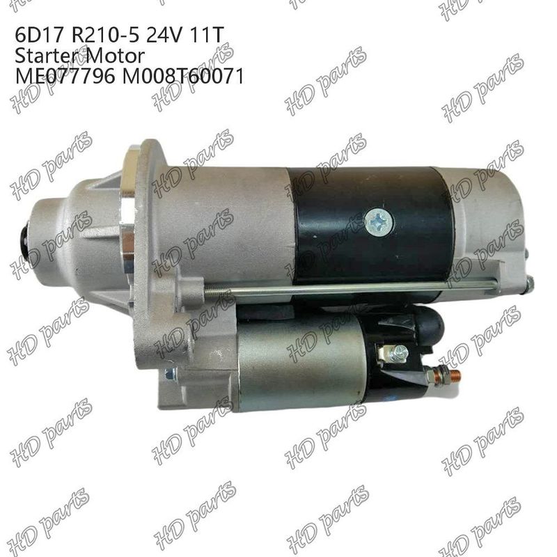 6D17 24V 11T R210-5 ME077796 M008T60071 Diesel Engine Starter Motor Other Certification
