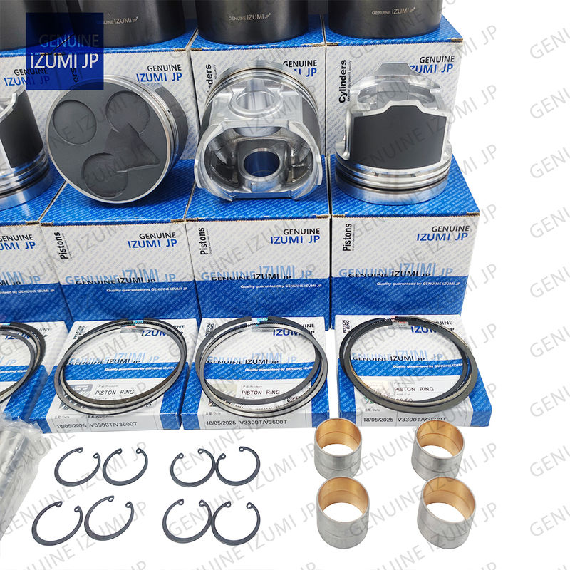 V3600T Cylinder Liner Kit Piston 1J510-21113 For Kubota Diesel Engine Repair Parts