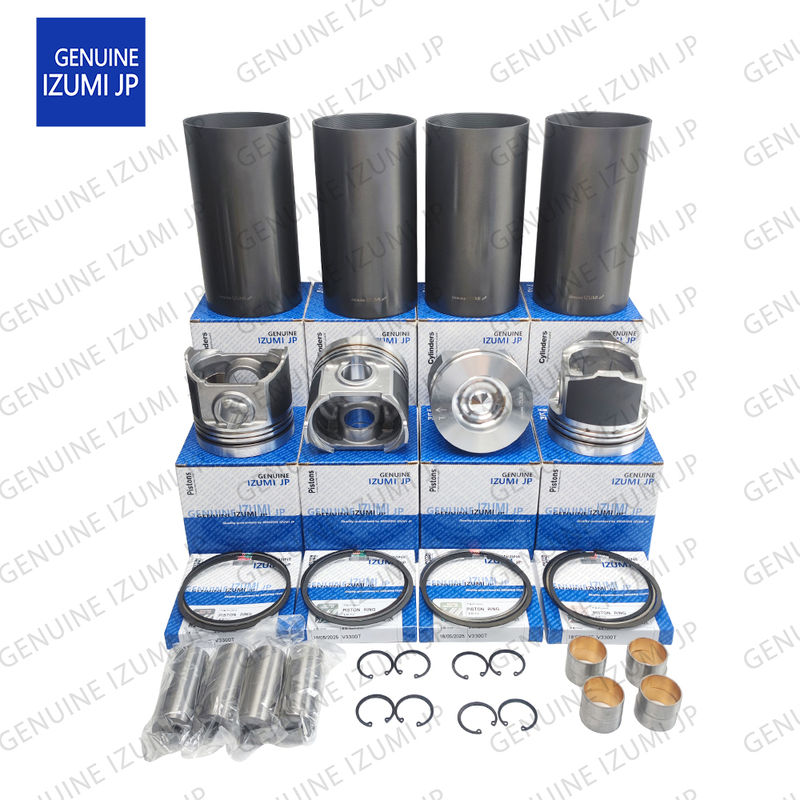 V3300T-16V Cylinder Liner Kit Piston 1C050-21112 For Kubota Diesel Engine Repair Parts