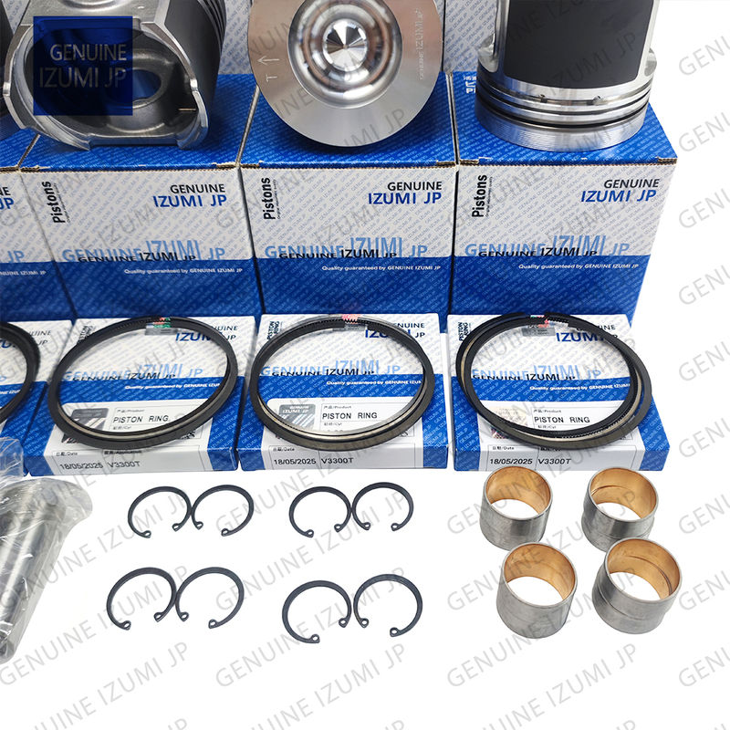 V3300T-16V Cylinder Liner Kit Piston 1C050-21112 For Kubota Diesel Engine Repair Parts