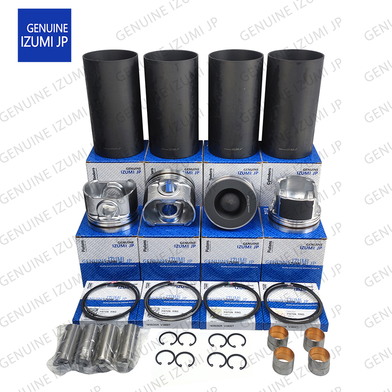 V3800T Cylinder Liner Kit Piston 1J508-21110 For Kubota Diesel Engine Repair Parts
