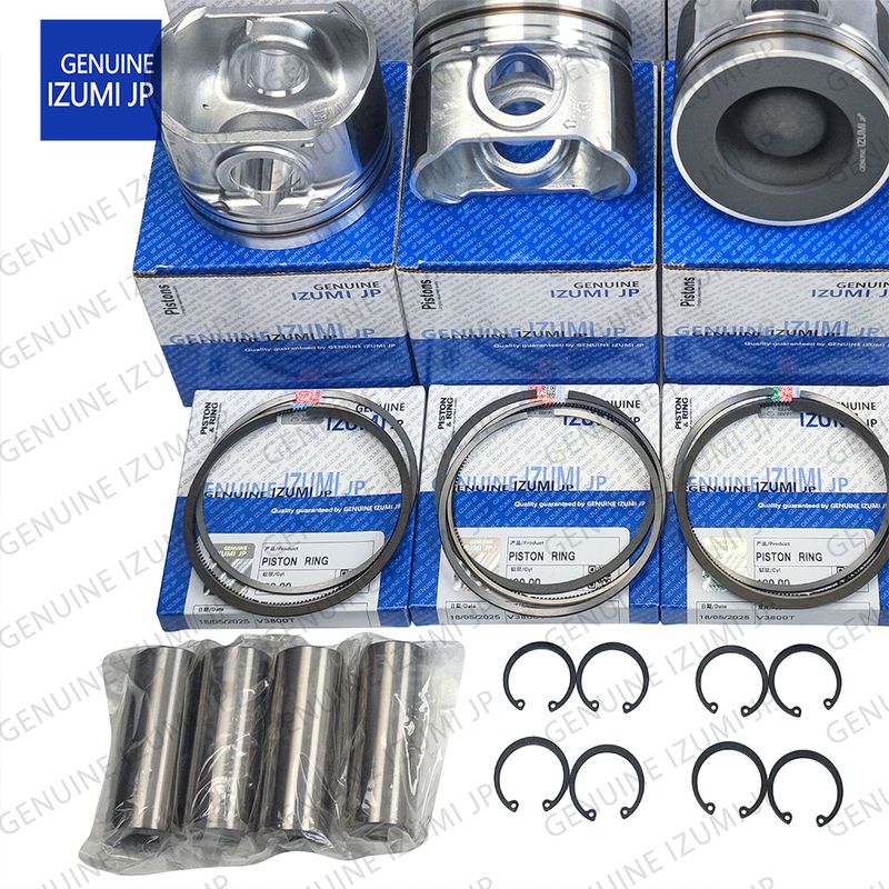 V3800T Cylinder Liner Kit Piston 1J508-21110 For Kubota Diesel Engine Repair Parts