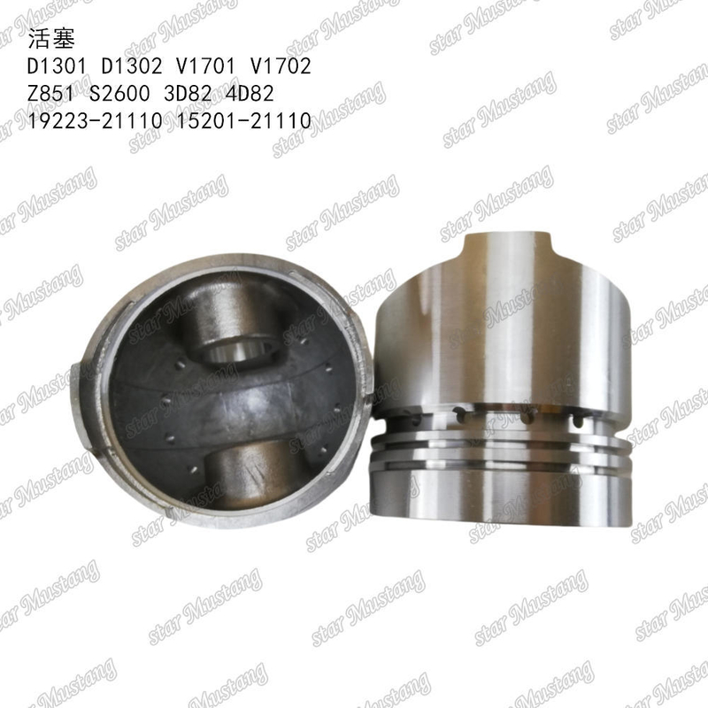 Piston D1301 D1302 V1701 V1702 Z851 S2600 3D82 4D82 19223-21110 15201-21110 Suitable For KUBOTA Engine Parts
