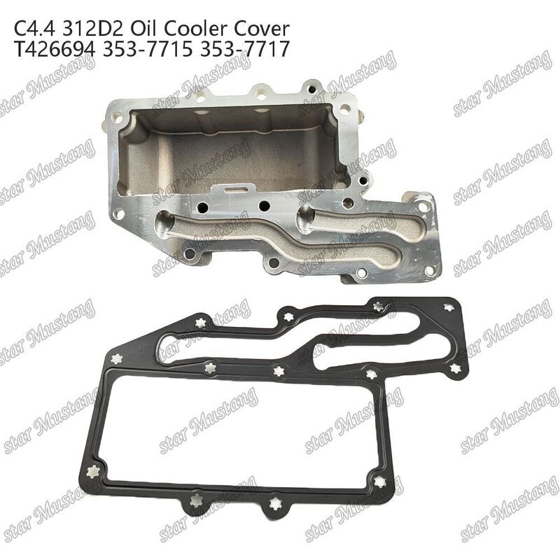 C4.4 Diesel Engine Oil Cooler Cover 353-7715 Piston Oil Cooler Cover for Industrial Applications