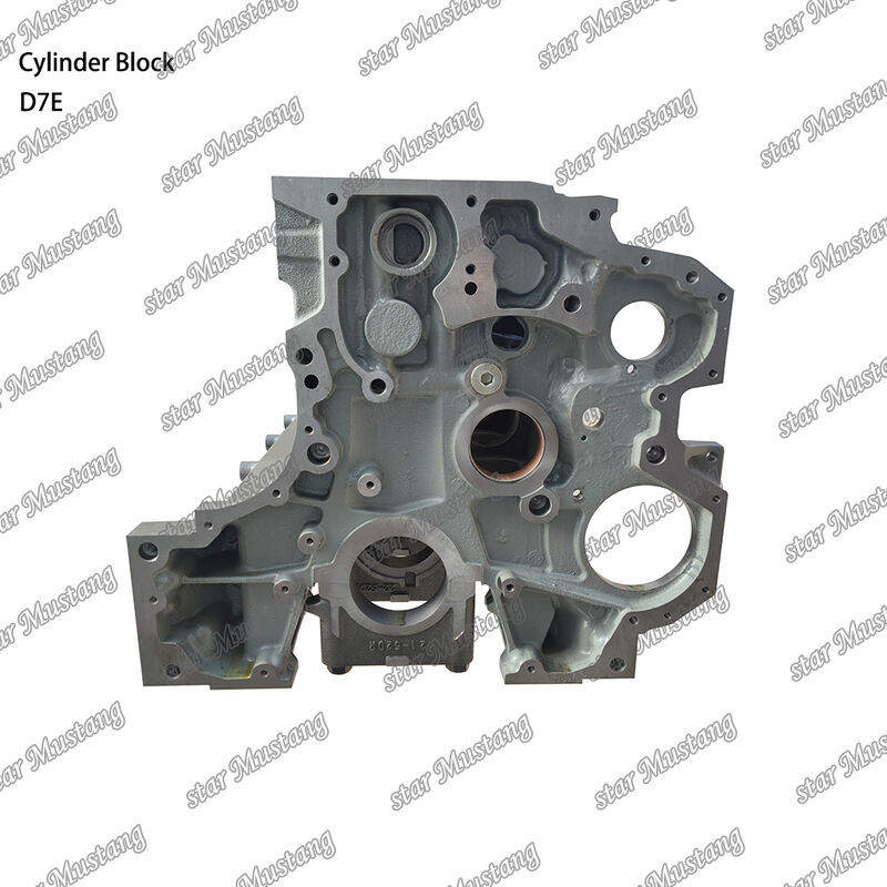 D7E Model Cylinder Block for Diesel Engine with Integral Structure and OEM Size